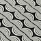 Homeroots 8' Black And Ivory Round Ogee Washable Indoor Outdoor Area Rug 601532 - alternate 6