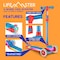Lifemaster 3-Wheel Kids Scooter, LED Deck and Wheels, 5-Height Handlebar, Blue Red LMLUSB64 - alternate 5