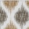 Homeroots 5' X 8' Chocolate And Ivory Ikat Washable Indoor Outdoor Area Rug 589087 - alternate 5