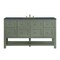 James Martin Vanities Breckenridge 60 in. Single Vanity, Smokey Celadon, w/ 3 CM Charcoal Soapstone Quartz Top 330-V60S-SC-3CSP - alternate 1