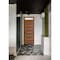 Vdomdoors Front Exterior Prehung Metal-Plastic Door, Manux 8415 Walnut, Top Sidelite Transom, Office Commerci MANUX8415EXD-WLN-W36xH80+14-LH - alternate 2