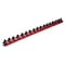 Performance Tool 3/8 in. Dr. Magnetic Socket Rail, Magnetic, 17 Socket Capacity, Foam W38003 - alternate 1