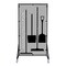5S Supplies Housekeeping Shadow Board Broom Station V10, Gray / Black, Broom + Stand HSB-V10-GRAY/BLACK-BO-STAND - alternate 1