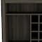 Homeroots Espresso Bar Cart With Wine Storage 478381 - alternate 5