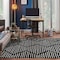 World Rug Gallery Boho Stripe Design Area Rug 5 ft x 7 ft Black 3019BLACK5X7 - alternate 8