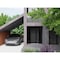 Vdomdoors Front Exterior Prehung Steel Door Ronex0144 Grey 2 Sidelight Exterior Windows Sidelites Entry Metal RONEX0144EXD-GRE-W16+36+16 X H80-LH-I - alternate 6