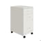 Space Solutions 14.25 in W 3 Drawer Mobile Vertical File Cabinet, Pearl White 24428 - alternate 1