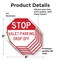 Signmission Stop Valet Parking Drop Off, 6 inch X 6 inch, Vinyl Decal, 5PK OC-D-5PACK-6-282 - alternate 2