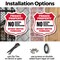 Signmission Private Property Shield Sign No Hunting, 6 Inch X 6 Inch, Plastic Sign SHI-P-6-445 - alternate 4