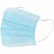 Genuine Joe Disposable 3-Ply Face Mask - Elastic Earloop - Blue, 50PK GJO85176 - alternate 2