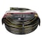 Zoro Select 5/8 in ID x 100 ft L Heavy Duty Water Hose, PVC Tube, Black, Aluminum x Aluminum Fitting CELIH58100 - alternate 2