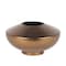 Homeroots 6" Antiqued Bronze Metal Table Vase 608348 - alternate 1