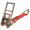 Mytee Products 4PK 3inx30ft Ratchet Tie-Down Straps w/Wire Hook 15000lbs BS for Trailer Red, 4PK RS330WH-Rx4 - alternate 6