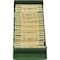 Controltek Coin Trays for Dimes, Stackable, 10 Coin Compartment(s), Green, Plastic, 2PK 560562 - alternate 1