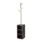 Homeroots 12in X 12in X 69in Walnut Walnut Storage Coat Rack 372950 - alternate 1