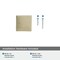 Amerock Monument 1-3/16 in 30 mm Length Golden Champagne Cabinet Knob BP36905BBZ - alternate 5