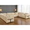 Homeroots Beige Italian Leather Power Reclining U Shaped Twelve Piece Sectional With Console 634659 - alternate 6
