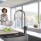 Blanco Urbena Pull-Down 1.5 GPM, Chrome/Cinder 526395 - alternate 4