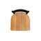 Holland Bar Stool Co 400 Jackie 18" Chair with Black Wrinkle Finish and Medium Maple Seat 40018BWMedMpl - alternate 2