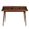 Homeroots 47" Brown Writing Desk 370543 - alternate 1