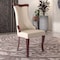 Leisuremod Novara Collection Modern Wooden Dining Chair in Light Taupe, 4PK NC20LTP4 - alternate 9
