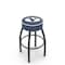 Holland Bar Stool Co 30" 4" Brigham Young Cushion Seat, Blk Wrinkle Base Swivel Bar Stool L8B130BrigYn - alternate 1