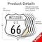 Signmission Missouri Route Marker Shield Sign Us 66, 4 inch X 4 inch, Vinyl Decal, 5PK SHI-D-5PACK-4-386 - alternate 3