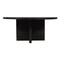 Homeroots 70" Dark Gray Rounded Solid Wood Dining Table 488707 - alternate 3