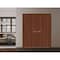 Sartodoors Interior Solid French Double Doors 84 x 96 inches, BASIC 3001 Walnut Franko, Wood Interior Solid P BASIC3001DD-GOFR-8496 - alternate 3