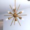Vaxcel Estelle 6-Light 19 in W Brass Gold Mid-Century Modern Sputnik Pendant Ceiling Fixture P0238R - alternate 6