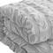 Homeroots Gray Queen Polyester 180 Thread Count Washable Duvet Cover Set 529029 - alternate 5