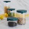 Spice By Tia Mowry Spicy Thyme 4 Piece Plastic Storage Set in Teal 136566.04 - alternate 5