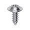 Auveco 8 x 7/16in Phillips Washer Head Tapping Screw Zinc, 100PK 2805 - alternate 1