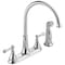 Delta Cassidy Two Handle Kitchen Faucet with Spray 2497LF - alternate 1