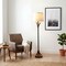Jonathan Y Benjamin 61 in. Rustic Lodge Faux Antler Resin/Metal LED Floor Lamp, Brown JYL1020A - alternate 6
