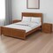 Homeroots Three Piece Walnut Solid Wood Bedroom Set 523709 - alternate 7