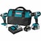 Makita Combination Tool Kit, Battery Included, 5 Ah, 18 V, Lithium-Ion, 2PK XT269T - alternate 1