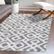 Jonathan Y Astrid Retro Trellis High-Low Cream/Gray 5 ft. x 8 ft. Area Rug SNT103B-5 - alternate 4