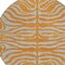 Homeroots 8' Copper And Gray Round Animal Print Washable Indoor Outdoor Area Rug 600686 - alternate 8