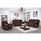 Homeroots 79" Dark Brown Microfiber Power Reclining Loveseat With Storage 561559 - alternate 2