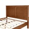Homeroots Brown Solid Wood Queen Bed Frame 523660 - alternate 6