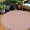 Homeroots 6' Dark Red Indoor Outdoor Area Rug 522526 - alternate 4