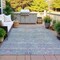 Homeroots 3' X 5' Plum And Silver Oriental Washable Indoor Outdoor Area Rug 631131 - alternate 5