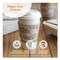 World Centric Hot Cup Sleeves, Fits 8 oz Cups, Natural, 1000PK SL-PA-ME - alternate 4