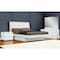 Homeroots Four Piece White Solid and Manufactured Wood Bedroom Set With Mirror 366262 - alternate 4
