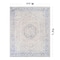 World Rug Gallery Blue Vintage Medallion Washable Rug - Flat Pile for Living Room or Kitchen 7 ft 7 in x 9 ft 6 in WR170BLUE8X10 - alternate 3