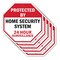 Signmission Protected By Home Security System 2, 10 inch X 10 inch, Aluminum Metal Signs, 5PK OC-A-5Pack-10-3 - alternate 1