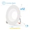 Infibrite 6 In. Retrofit 2700K Soft White LED Recessed Light 12W 1100LM, Dimmable, Wet Rated, 12PK IB-006-2-12W-WH-12PK - alternate 1