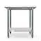 Koolmore 30'' x 30'' 18-Gauge 304 Stainless Steel Commercial Work Table with Casters CT3030-18C - alternate 7