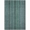 Homeroots 5' X 8' Teal Blue Aqua And Gray Striped Washable Indoor Outdoor Area Rug 616389 - alternate 5